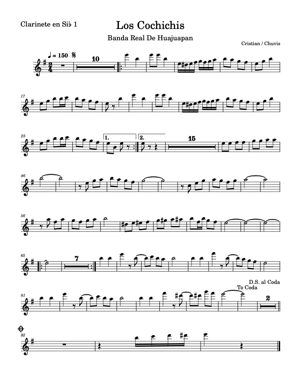 La imagen puede contener una previsualizacion de una partitura